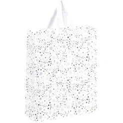 Sac cadeau Noël doré L32X29X9 cm