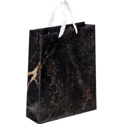 Sac cadeau Noël doré L32X29X9 cm