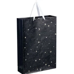 Sac cadeau Noël doré L46X33X10 cm