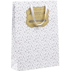 Sac cadeau Noël motif nature Taille L L33xH46cm