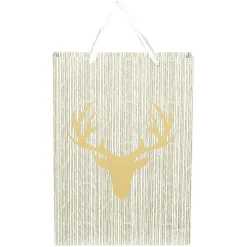 Sac cadeau Noël Nature L46X33 cm