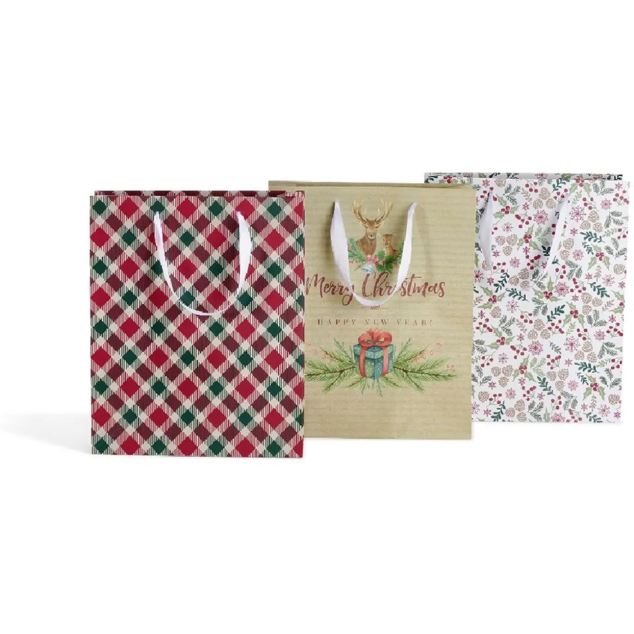 Sac cadeau Noël Vintage L32X26 cm