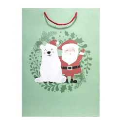 Sac cadeau Noël 33xH46cm - 2 modèles