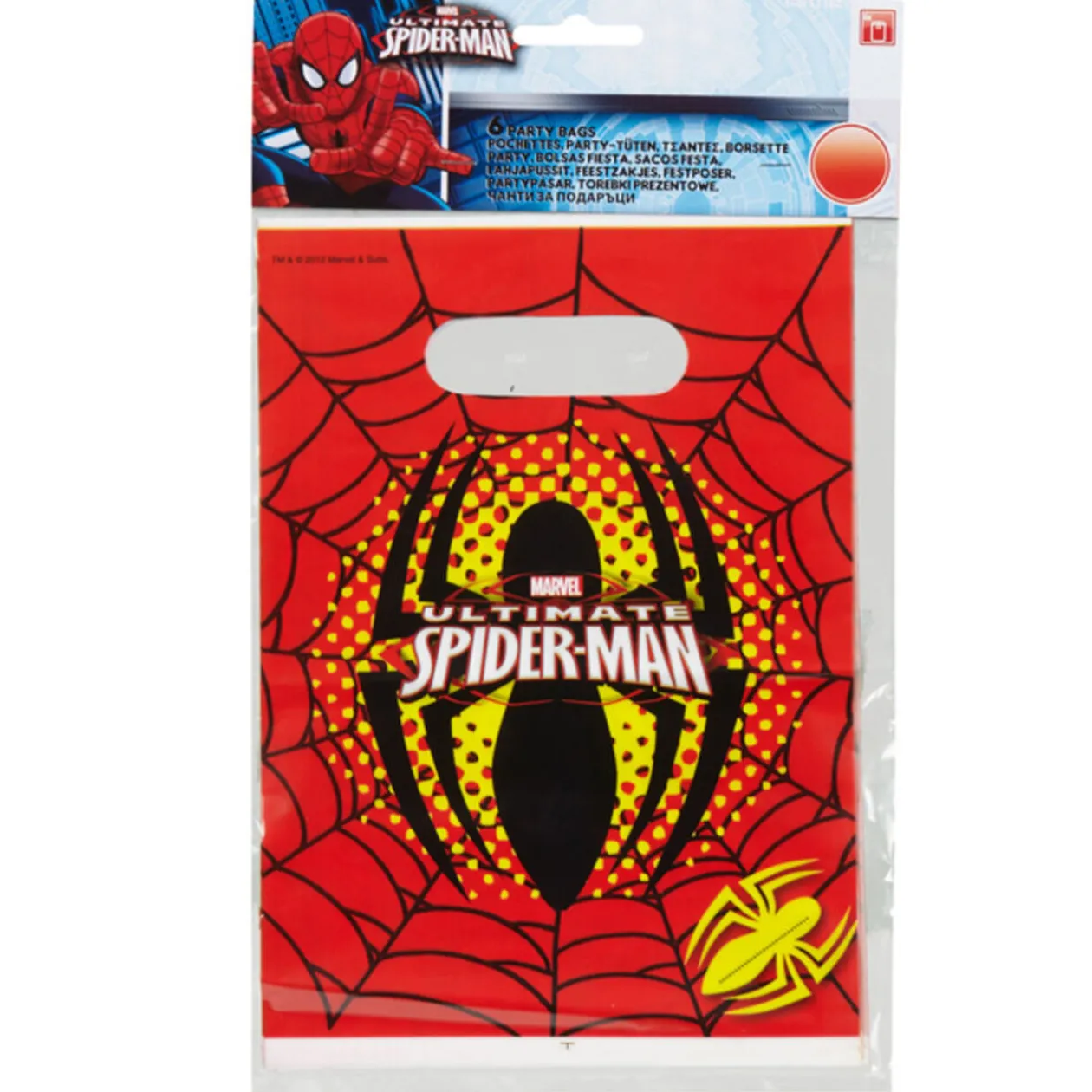 Sac cadeau Spiderman x6
