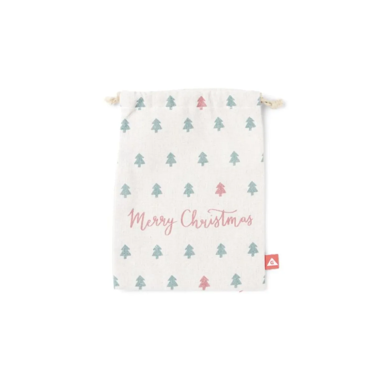 Sac cadeau tissu réutilisable 15x20cm - 3 modèles