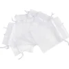Sachet pour dragées en organza blanc x 6