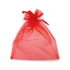 Sachet pour dragées organza rouge x6