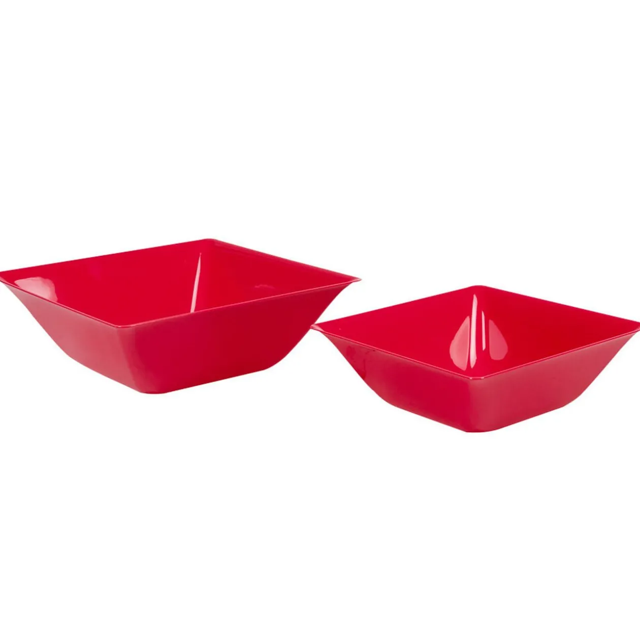 Saladier plastique fuchsia x2