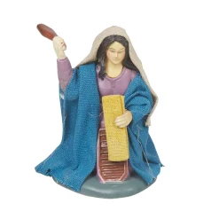 Santon crèche de Noël femme du village au lavoir