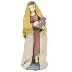 Santon crèche de Noël potière du village