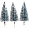 Sapin à clipser argenté ou bleu Ø5xH14cm x3