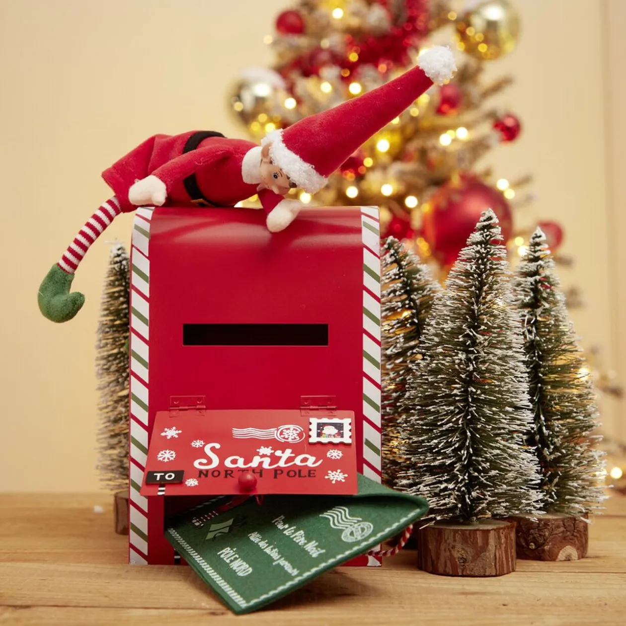 Sapin à poser vert H25 cm