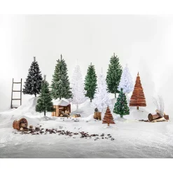 Sapin artificiel blanc 368 branches Ø93xH180cm