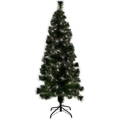Sapin artificiel vert fibre optique h. 150 cm