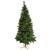 Sapin artificiel vert pied en bois 730 branches Ø108xH210cm