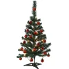Sapin décoré lumineux rouge 20 LED