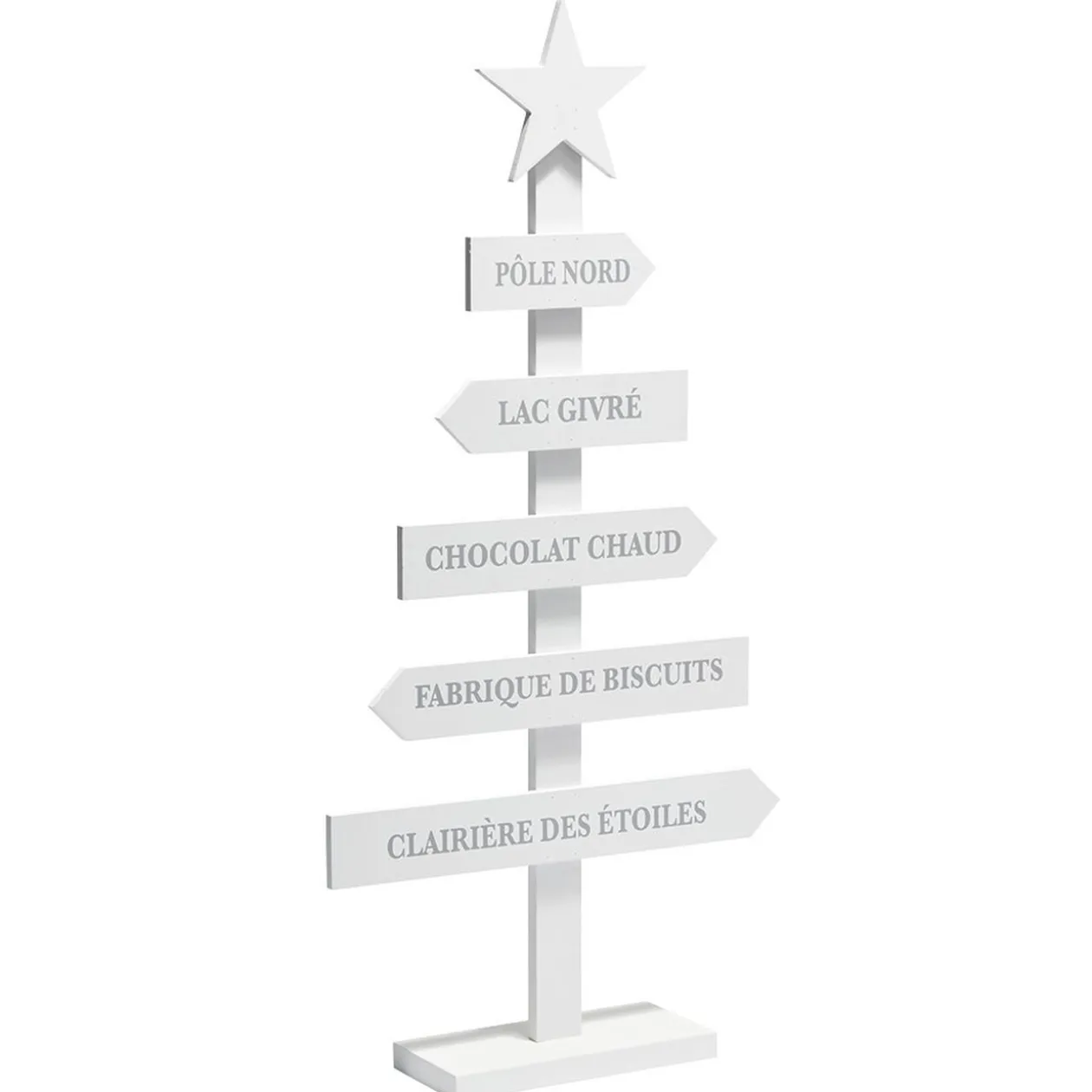 Sapin de Noël à poser en bois