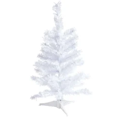 Sapin de Noël artificiel blanc Ø27xH50cm