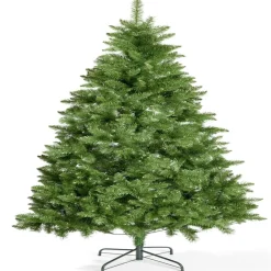 Sapin de Noël artificiel vert avec pied métal Ø120xH210cm