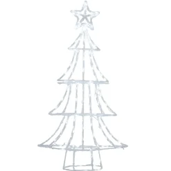 Sapin de Noël lumineux blanc 1,5 m