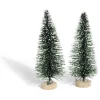 Sapin de Noël pour crèche x2