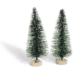 Sapin de Noël pour crèche x2