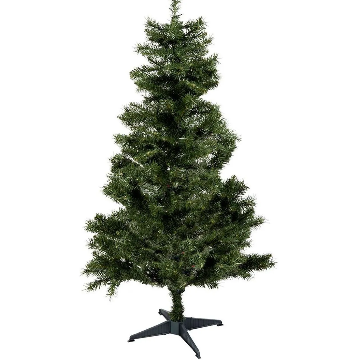 Sapin de Noël vert lumineux 120 LED H150 cm
