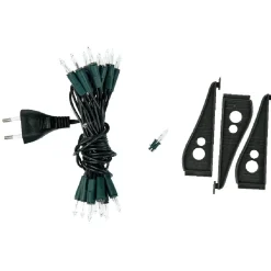 Sapin lumineux blanc et doré 20 LED