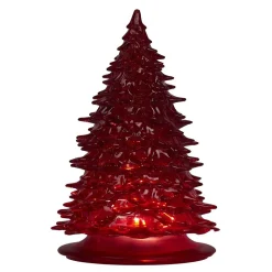 Sapin lumineux déco H19cm plastique 3 coloris