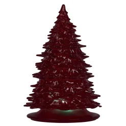 Sapin lumineux déco H19cm plastique 3 coloris
