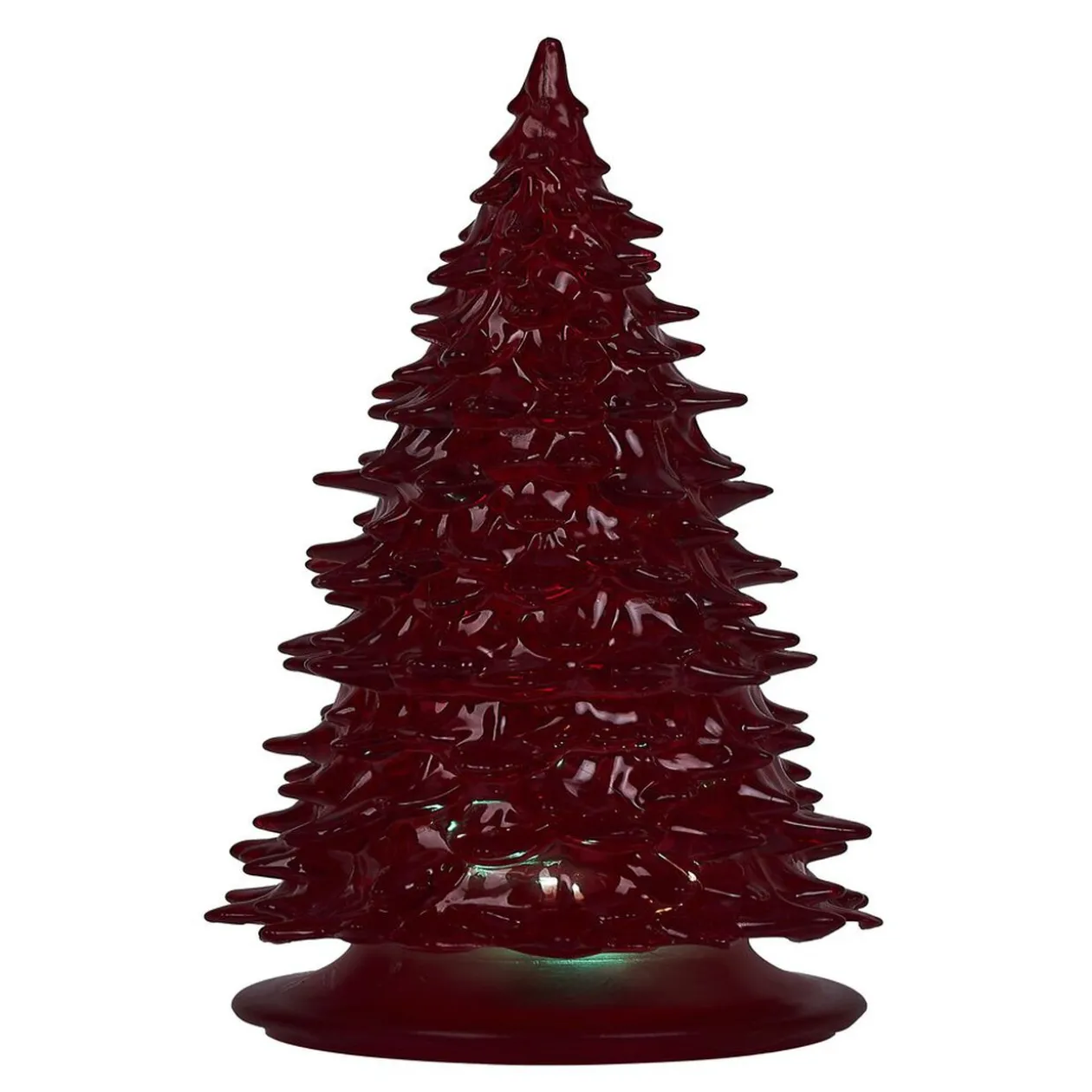 Sapin lumineux déco H19cm plastique 3 coloris