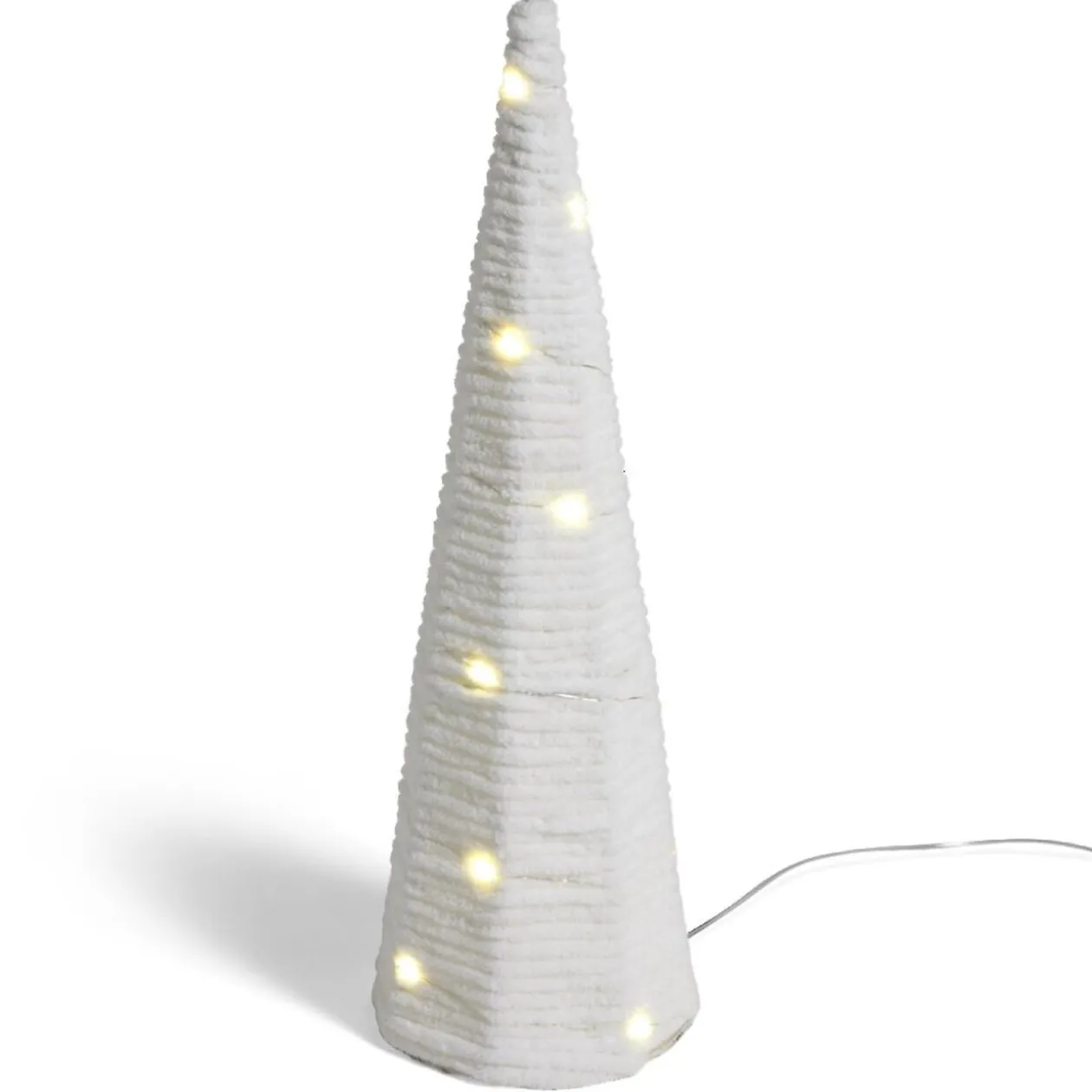 Sapin lumineux 50LED blanc chaud H100cm
