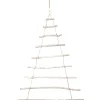 Sapin morceaux de bois Noël 87 cm