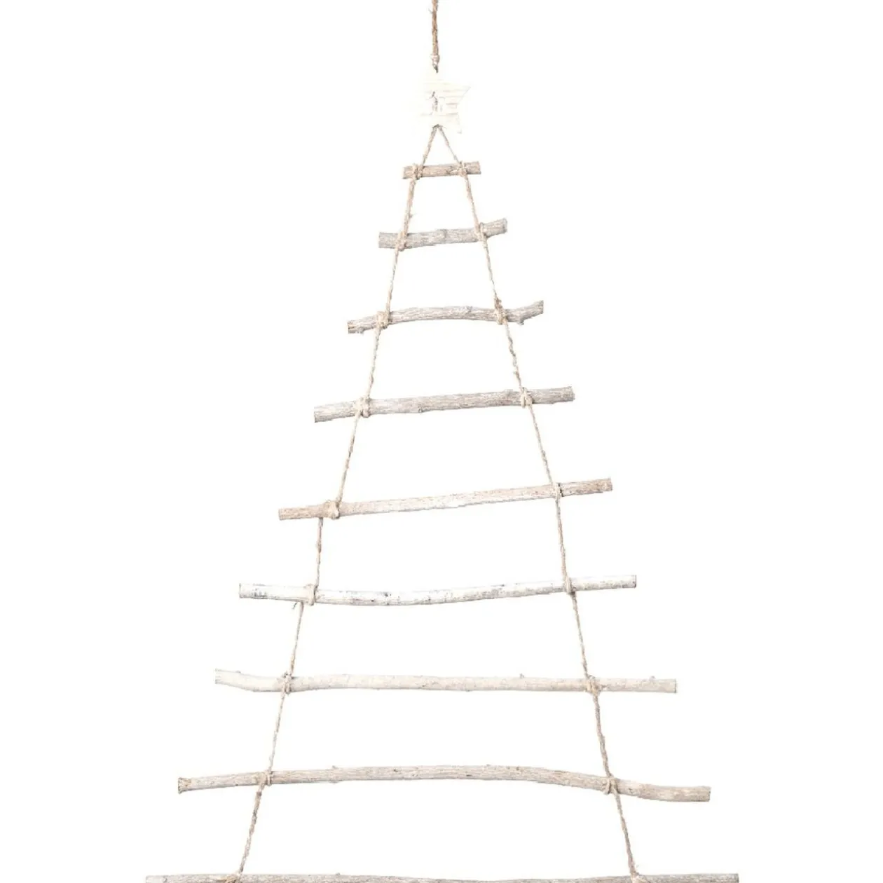 Sapin morceaux de bois Noël 87 cm