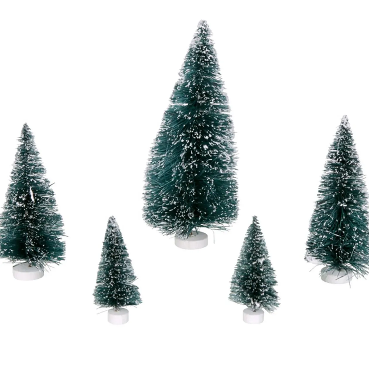 Sapin pour crèche Noël x5