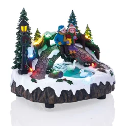 Scène animée couple sur le pont 4 LED