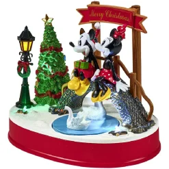 Scène de Noël Disney lumineuse animée et musicale