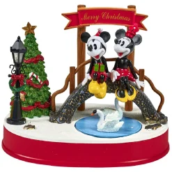 Scène de Noël Disney lumineuse animée et musicale