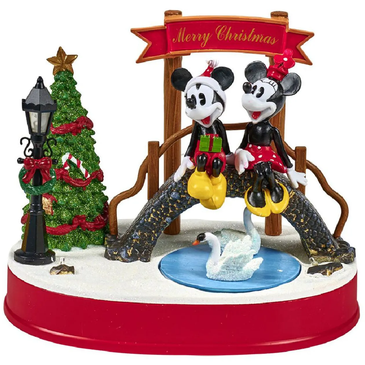 Scène de Noël Disney lumineuse animée et musicale