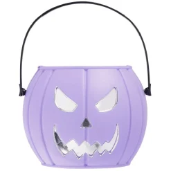 Seau à bonbon citrouille Ø17xH15cm