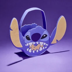 Seau à bonbons Halloween Disney Stitch bleu