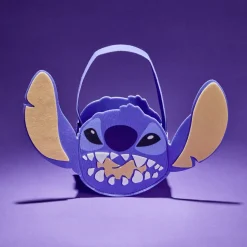 Seau à bonbons Halloween Disney Stitch bleu