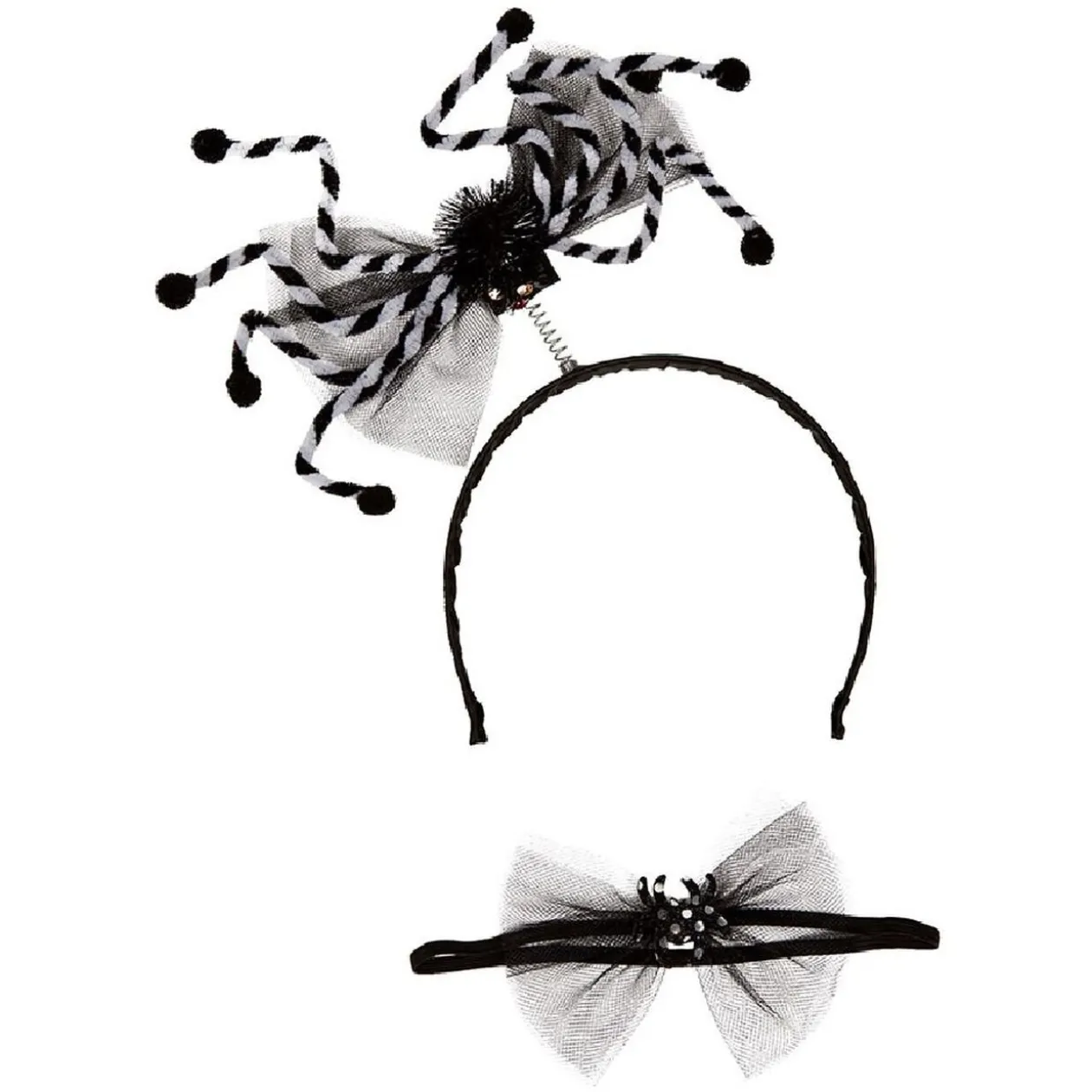 Serre tête araignée géante et tour de cou adulte