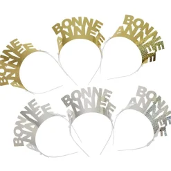 Serre tête Bonne Année holographique x 6