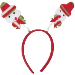 Serre tête de noël pour enfant en tissu