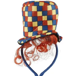 Serre tête mini chapeau de clown