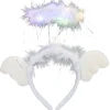 Serre-tête ange à LED multicolore
