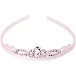 Serre-tête enfant rose avec strass