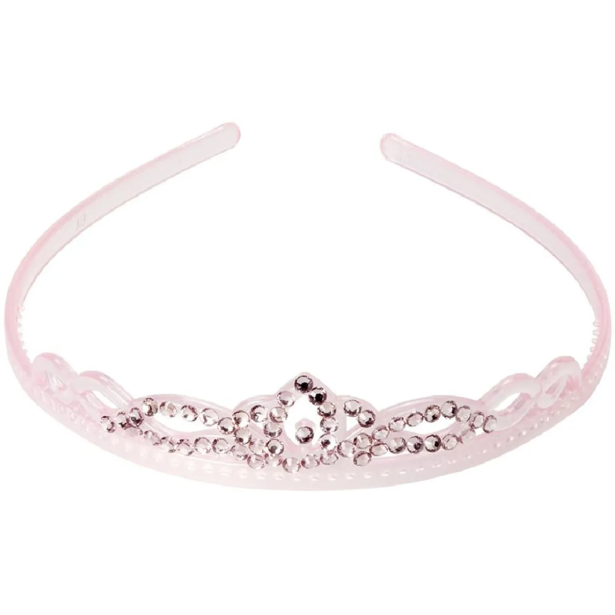 Serre-tête enfant rose avec strass