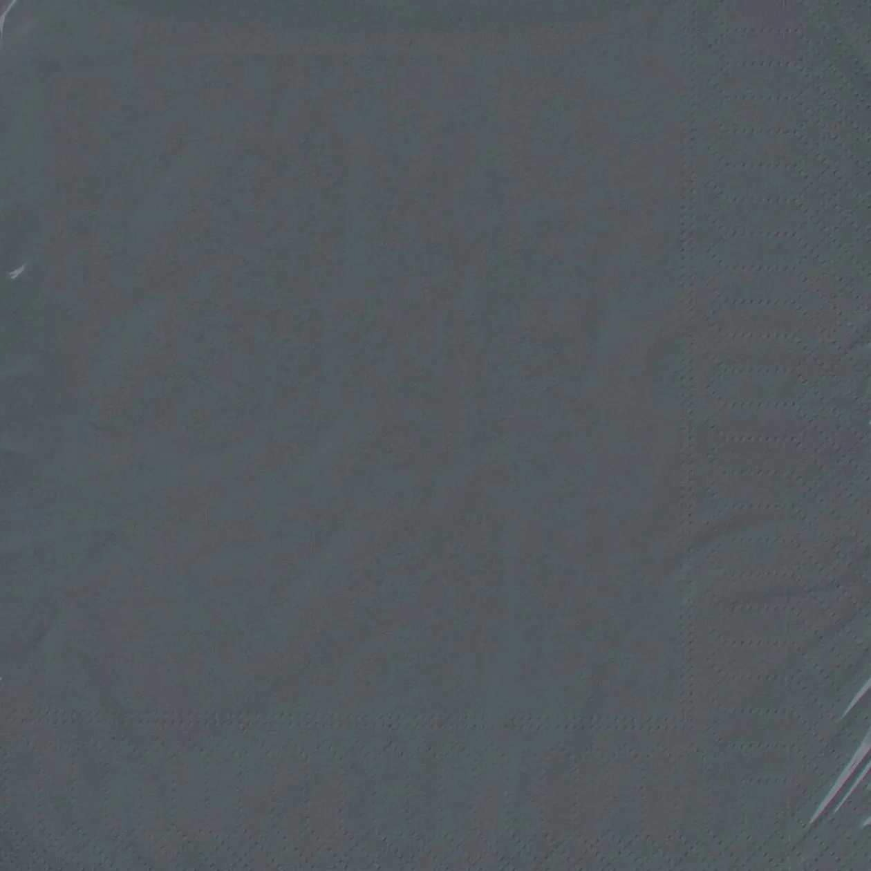 Serviette carré unie gris foncé 2 plis en papier x50